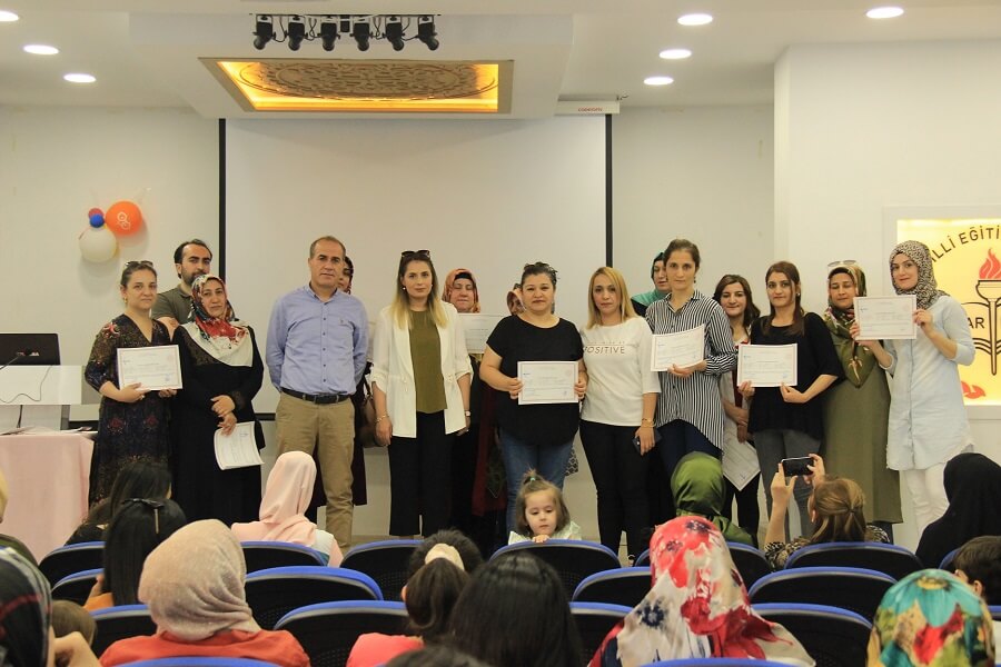 Mardin'de Mesleki Eğitim Kursu Sertifika Törenine Katıldık