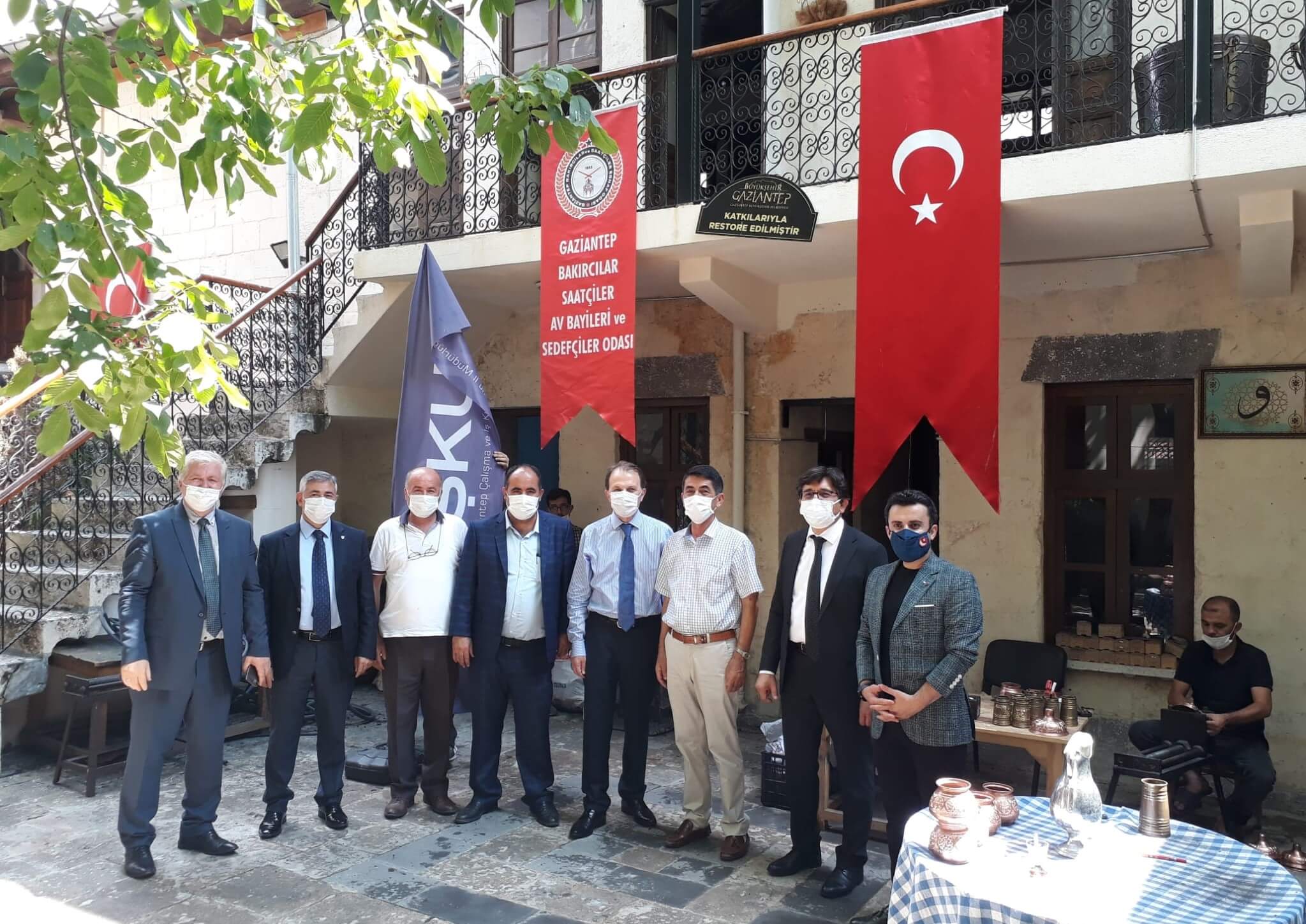 Gaziantep'te Mesleki Eğitim Kursumuzu Çalışma ve Sosyal Güvenlik Bakan Yardımcımız Adnan ERTEM Ziyaret Etti