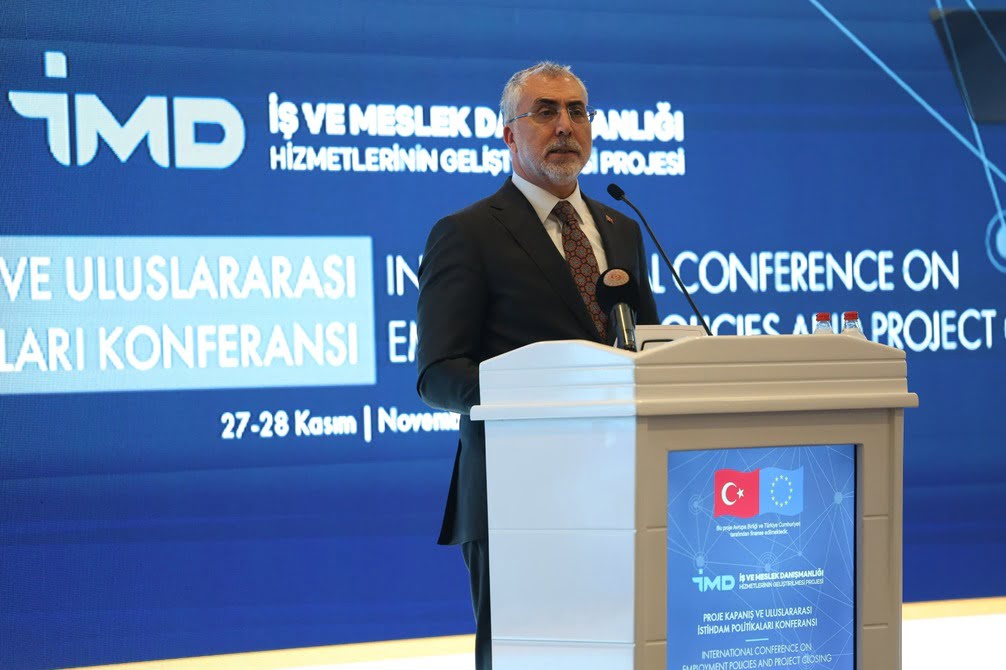 İş ve Meslek Danışmanlığı Hizmetlerinin Geliştirilmesi Projesi Kapanış Programı ve Uluslararası İstihdam Politikaları Konferansı Düzenlendi